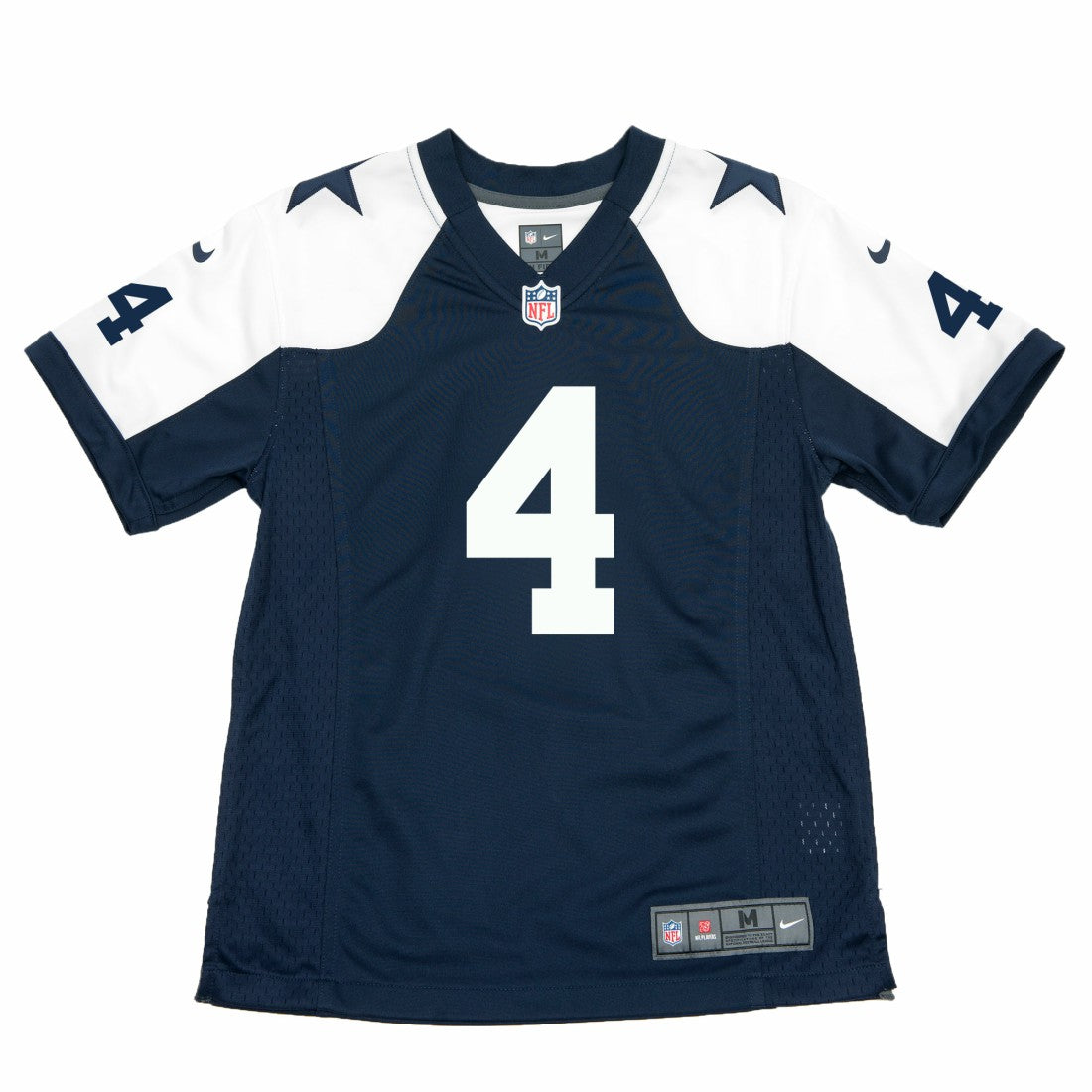Dak Prescott Dallas Cowboys Youth Throwback Game Jersey Navy