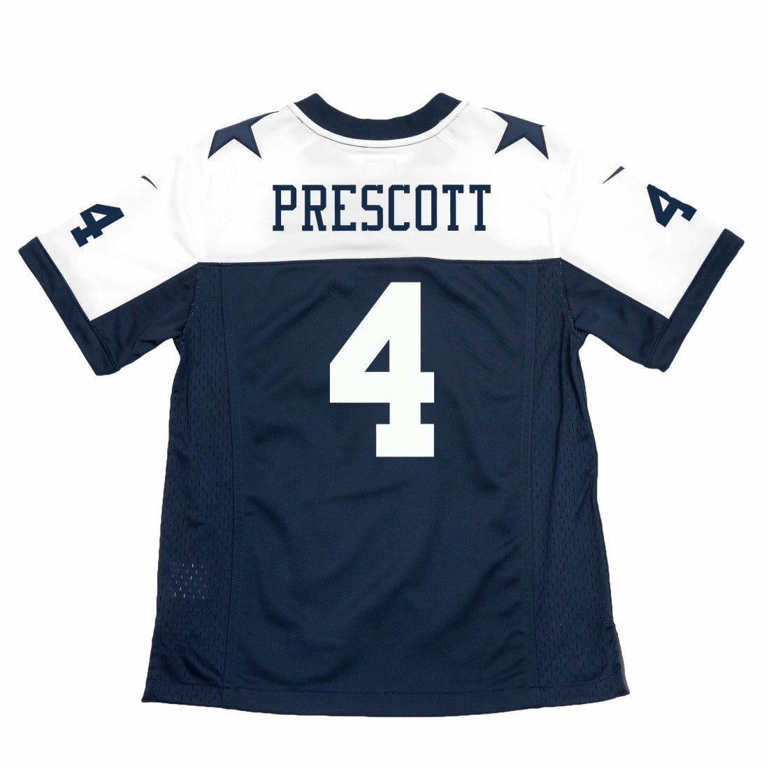 Dak Prescott Dallas Cowboys Youth Throwback Game Jersey Navy