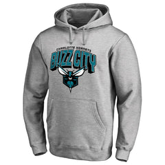 Charlotte Hornets Hometown Collection Pullover Hoodie Heather Gray