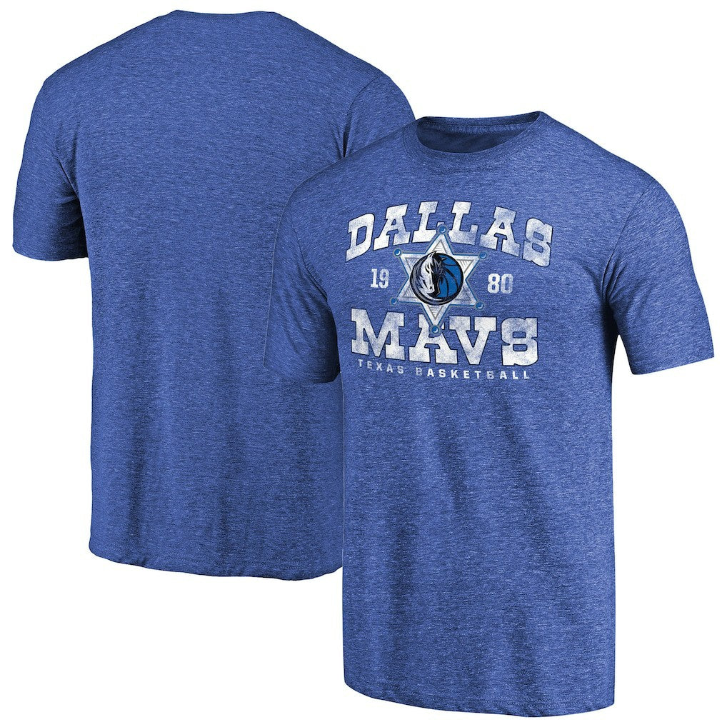 Dallas Mavericks Hometown Collection Lawman Tri-Blend T-Shirt Royal