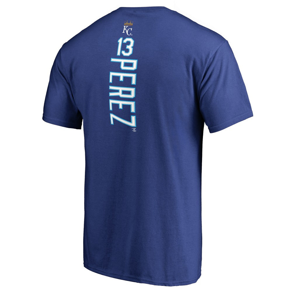 Salvador Perez Kansas City Royals Backer T-Shirt - Royal T-shirts