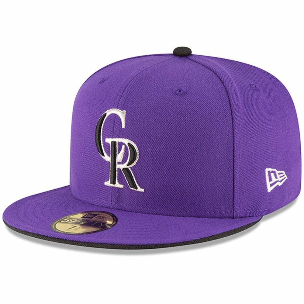 Colorado Rockies New Era Authentic Collection ON Field 59FIFTY Structured Hat - Purple Hats