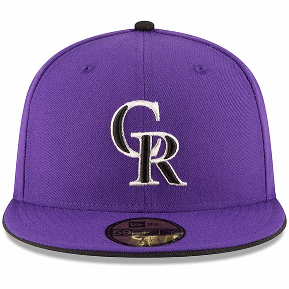 Colorado Rockies New Era Authentic Collection ON Field 59FIFTY Structured Hat - Purple Hats