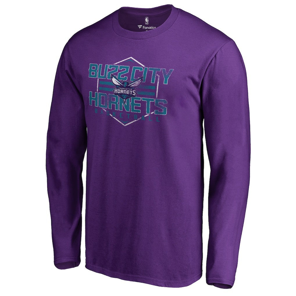 Charlotte Hornets Hometown Collection The Nest Long Sleeve T-Shirt Purple