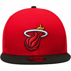 Miami Heat Team Color 2Tone 59FIFTY Fitted Hat Red/Black