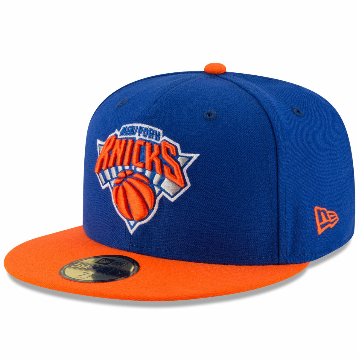 New York Knicks Team Color 2Tone 59FIFTY Fitted Hat Royal/Orange