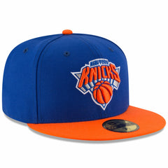 New York Knicks Team Color 2Tone 59FIFTY Fitted Hat Royal/Orange