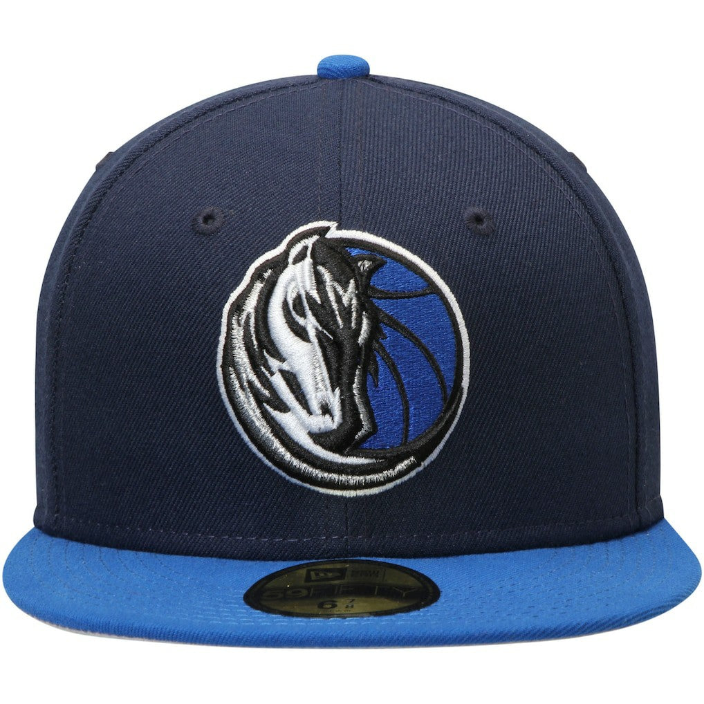 Dallas Mavericks Team Color 2Tone 59FIFTY Fitted Hat Navy/Blue