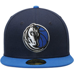 Dallas Mavericks Team Color 2Tone 59FIFTY Fitted Hat Navy/Blue
