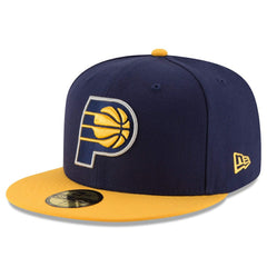 Indiana Pacers Team Color 2Tone 59FIFTY Fitted Hat Navy/Yellow