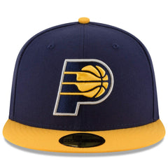 Indiana Pacers Team Color 2Tone 59FIFTY Fitted Hat Navy/Yellow