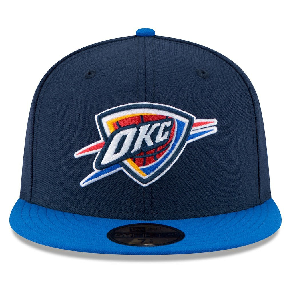 Oklahoma City Thunder Team Color 2Tone 59FIFTY Fitted Hat Navy/Royal