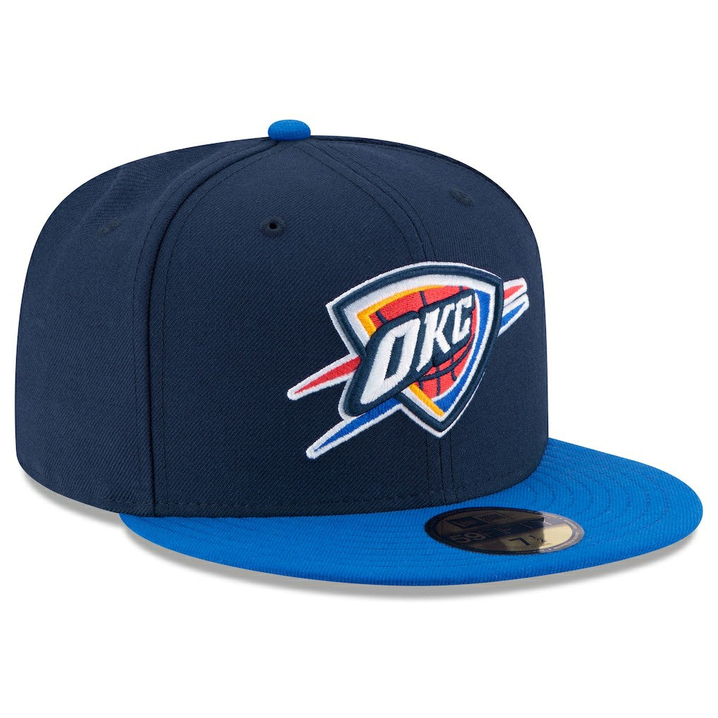 Oklahoma City Thunder Team Color 2Tone 59FIFTY Fitted Hat Navy/Royal