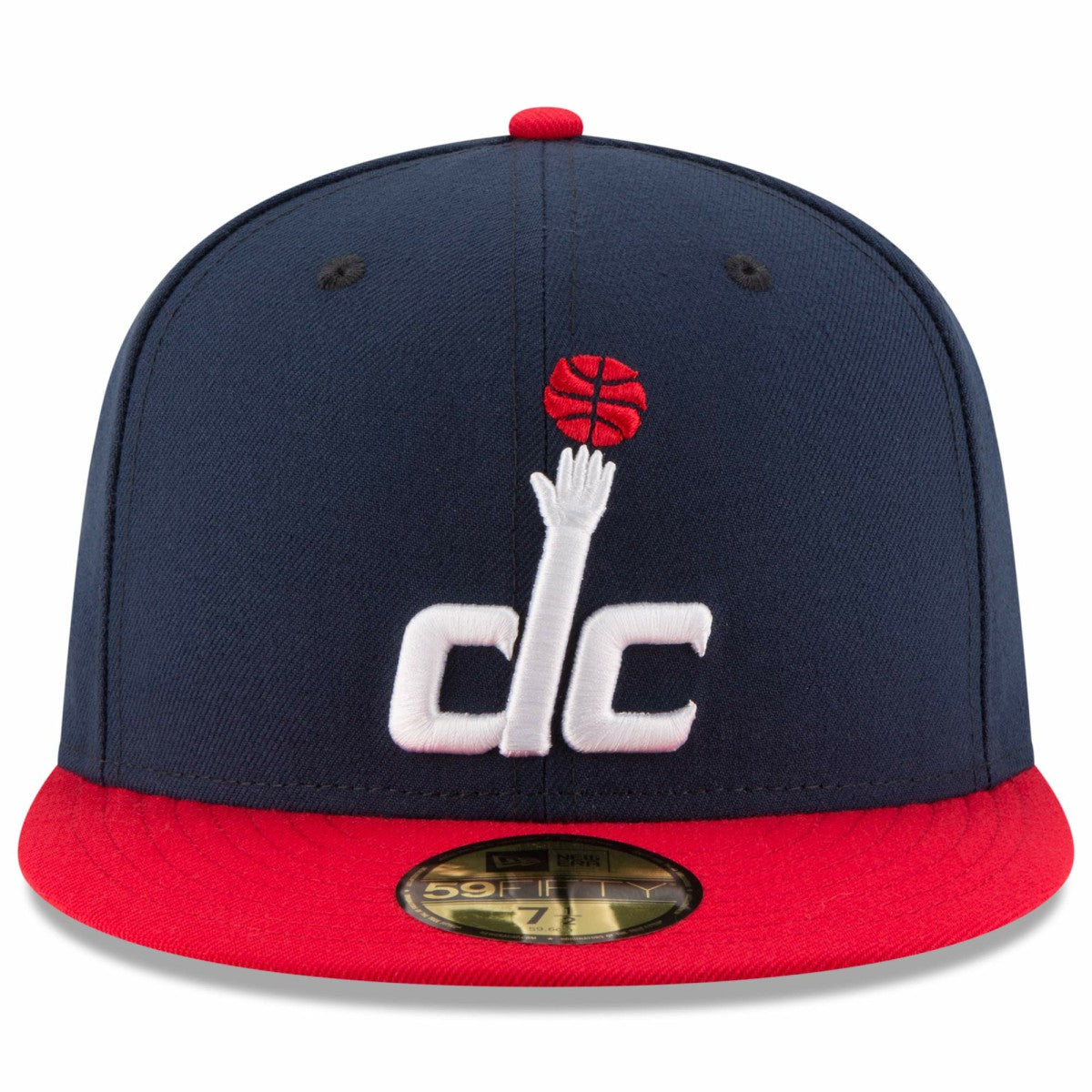 Washington Wizards Team Color 2Tone 59FIFTY Fitted Hat Navy/Red
