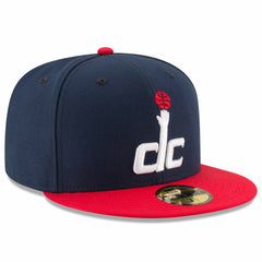Washington Wizards Team Color 2Tone 59FIFTY Fitted Hat Navy/Red