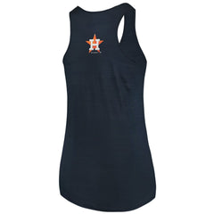 Houston Astros Soft as a Grape Women's Plus Size Swing for the Fences Racerback Tank Top - Navy Tanks