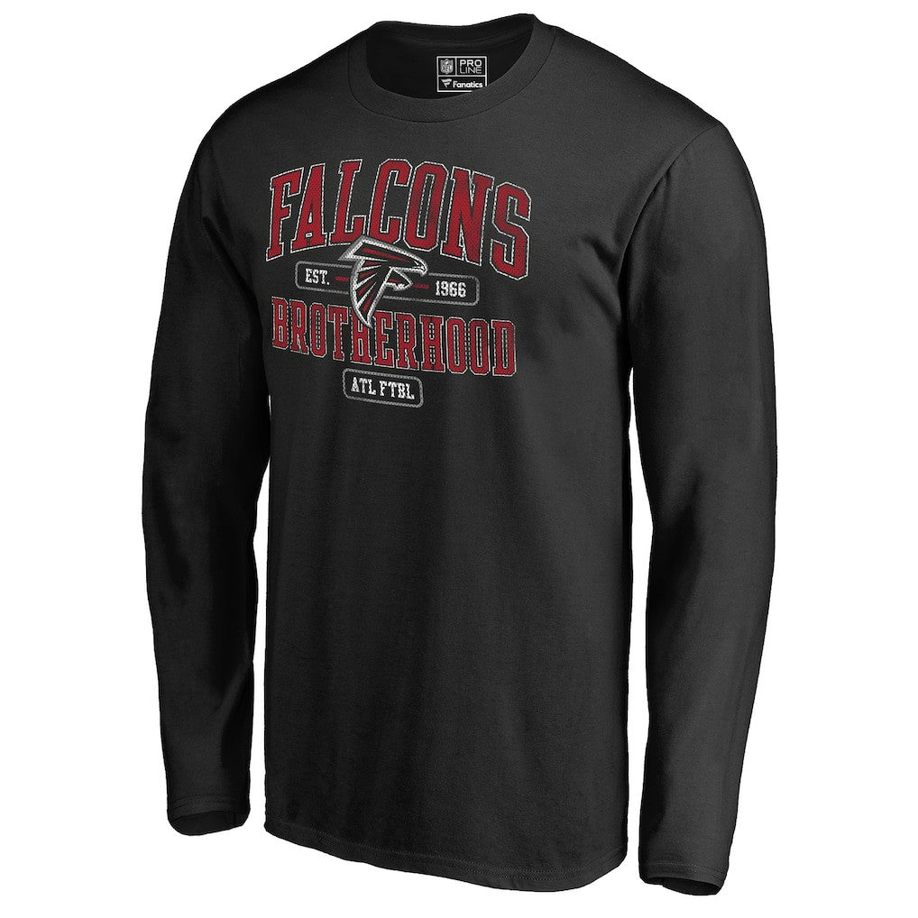 Atlanta Falcons Hometown Brotherhood Collection Guild Long Sleeve T-Shirt Black