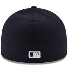 Houston Astros New Era Road Authentic Collection On Field 59FIFTY Performance Fitted Hat - Navy/Orange Hats