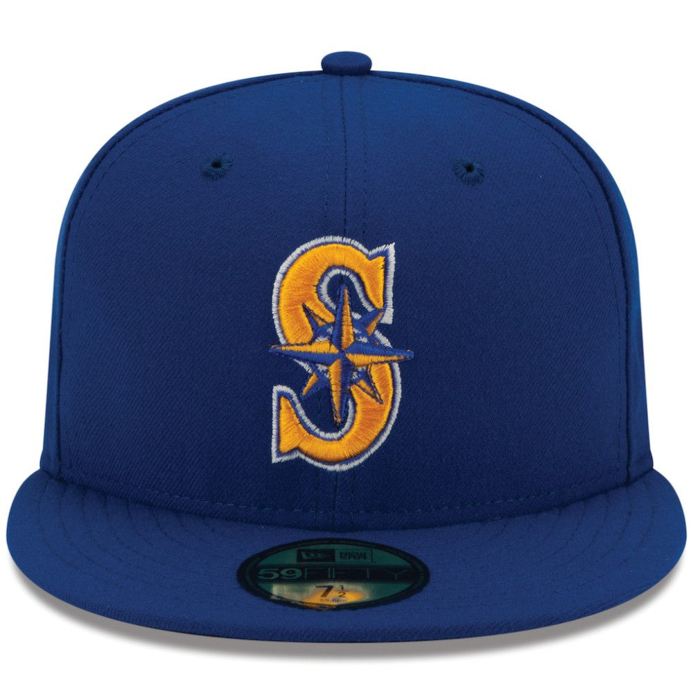 Seattle Mariners New Era Alternate 2 Authentic On Field 59FIFTY Fitted Hat - Royal Hats