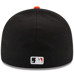 Baltimore Orioles New Era Alternate Authentic Collection On Field 59FIFTY Performance Fitted Hat - Black/Orange Hats