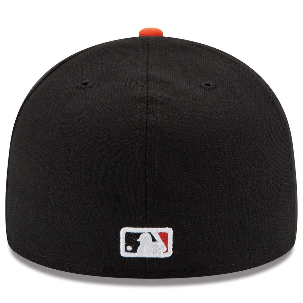 Baltimore Orioles New Era Road Authentic Collection On-Field 59FIFTY Fitted Hat - Black/Orange Hats