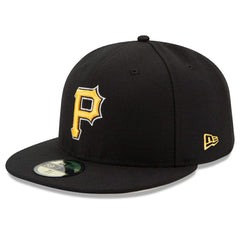 Pittsburgh Pirates New Era Alternate Authentic Collection On-Field 59FIFTY Fitted Hat - Black Hats
