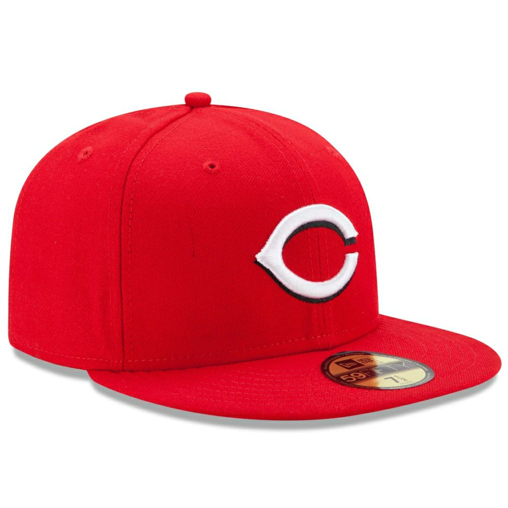 Cincinnati Reds New Era Home Authentic Collection On-Field 59FIFTY Fitted Hat - Red Hats