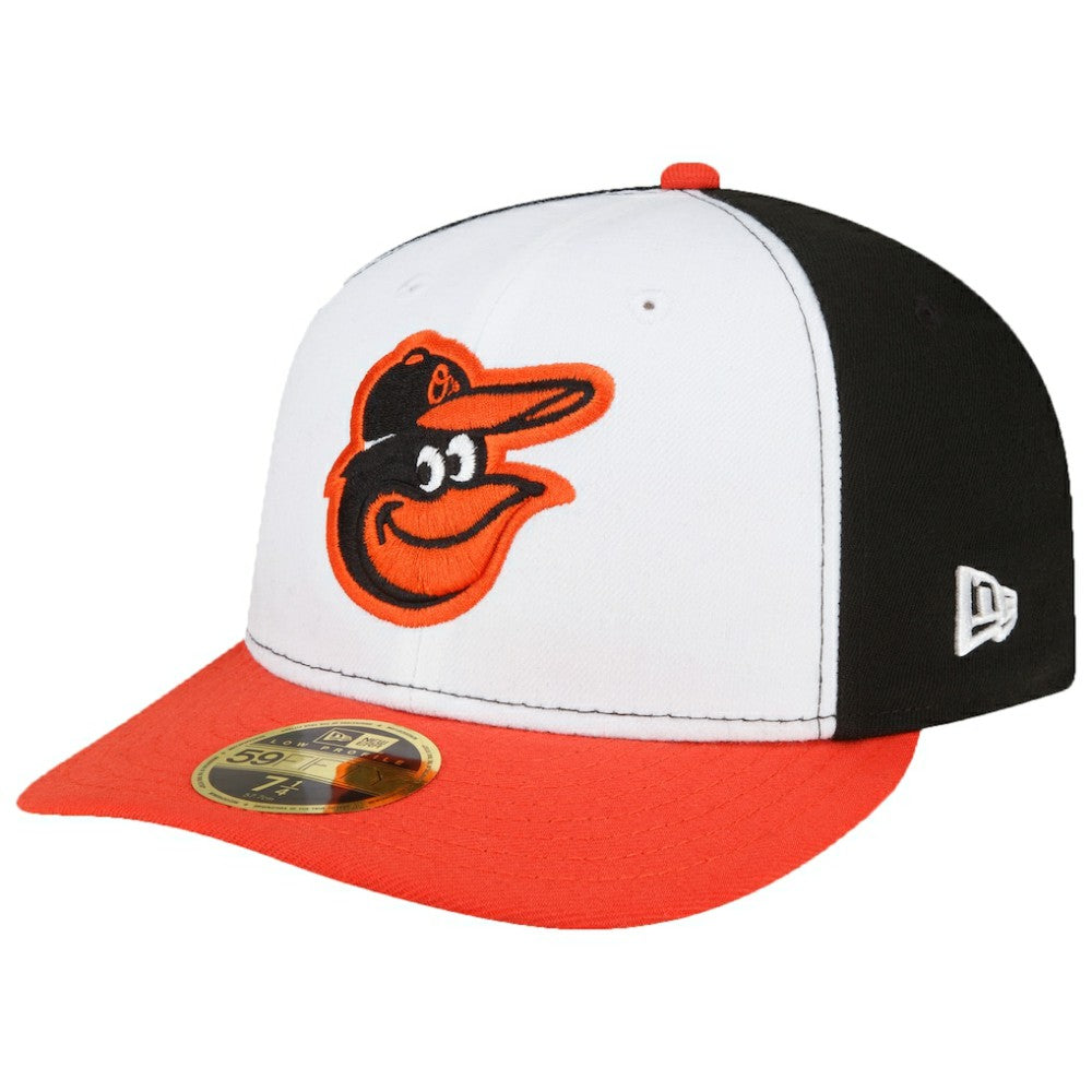 Baltimore Orioles New Era Home Authentic Collection On-Field Low Profile 59FIFTY Fitted Hat - White/Orange Hats