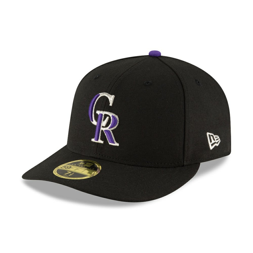 Colorado Rockies New Era Game Authentic Collection On-Field Low Profile 59FIFTY Fitted Hat - Black Hats