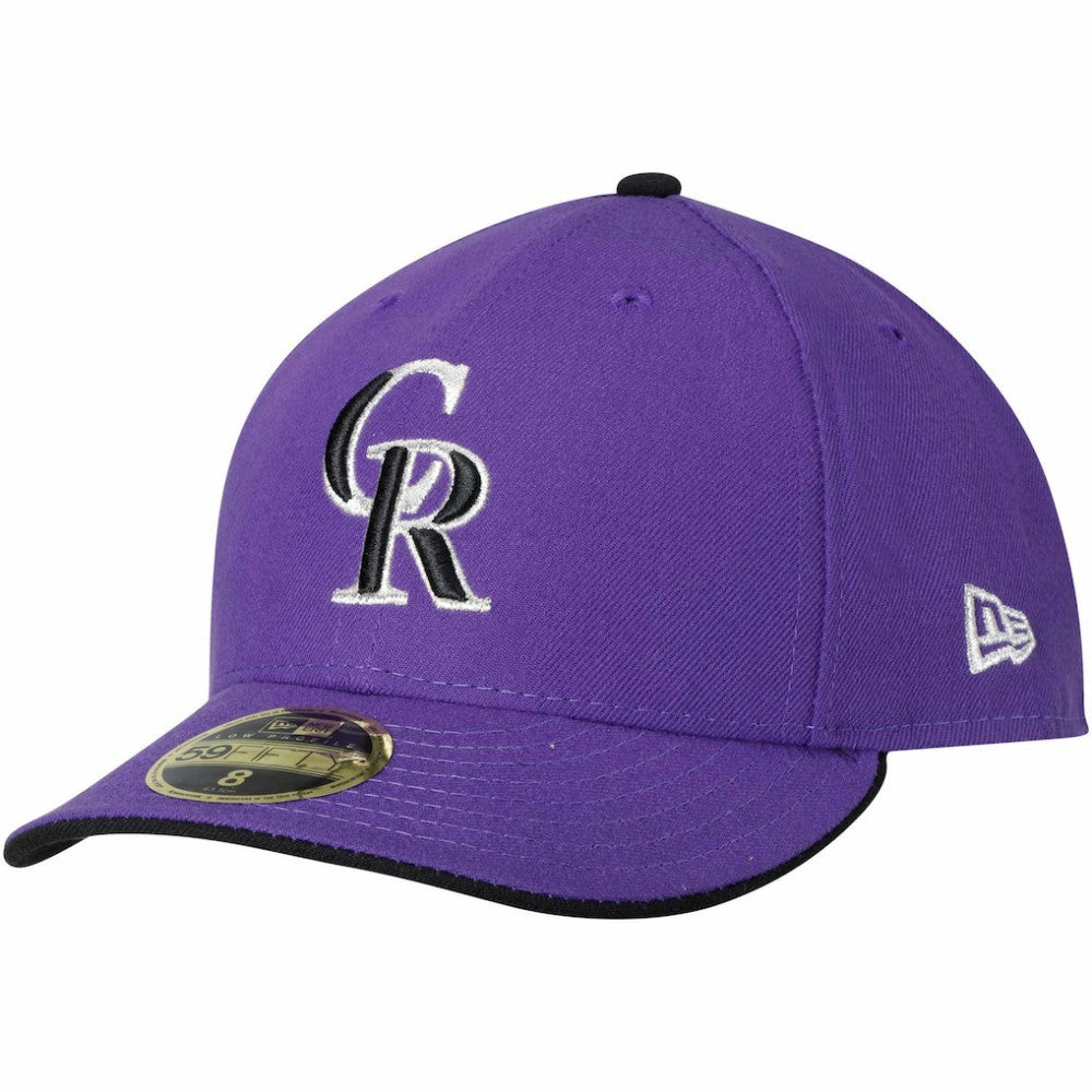 Colorado Rockies New Era Alternate 2 Authentic Collection On-Field Low Profile 59FIFTY Fitted Hat - Purple Hats
