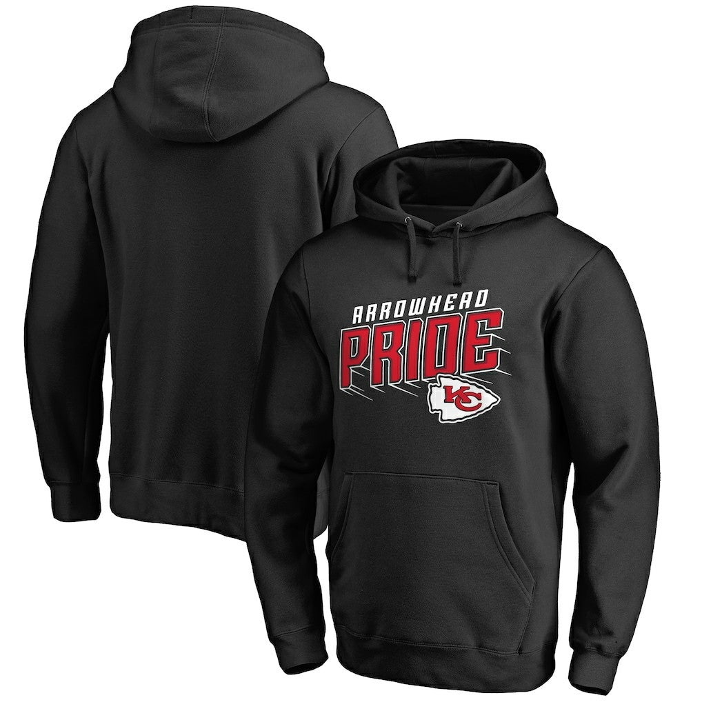 Kansas City Chiefs Hometown Collection Arrowhead Pride Pullover Hoodie Black