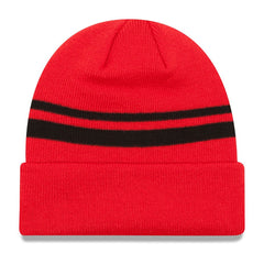 Kansas City Chiefs New Era Team Logo Cuffed Knit Hat Red