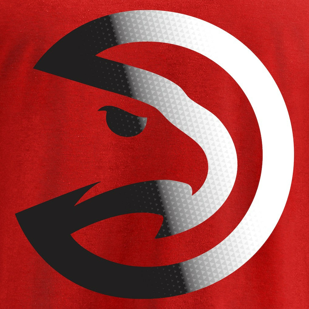 Atlanta Hawks Gradient Logo T-Shirt Red