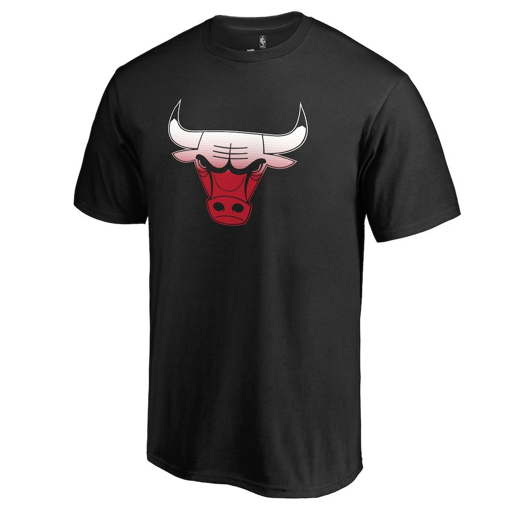 Chicago Bulls Gradient Logo T-Shirt Black