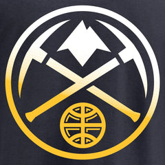 Denver Nuggets Gradient Logo T-Shirt Navy