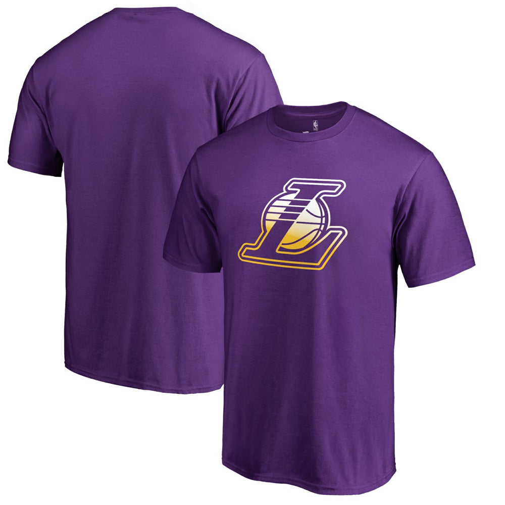Los Angeles Lakers Gradient Logo T-Shirt Purple