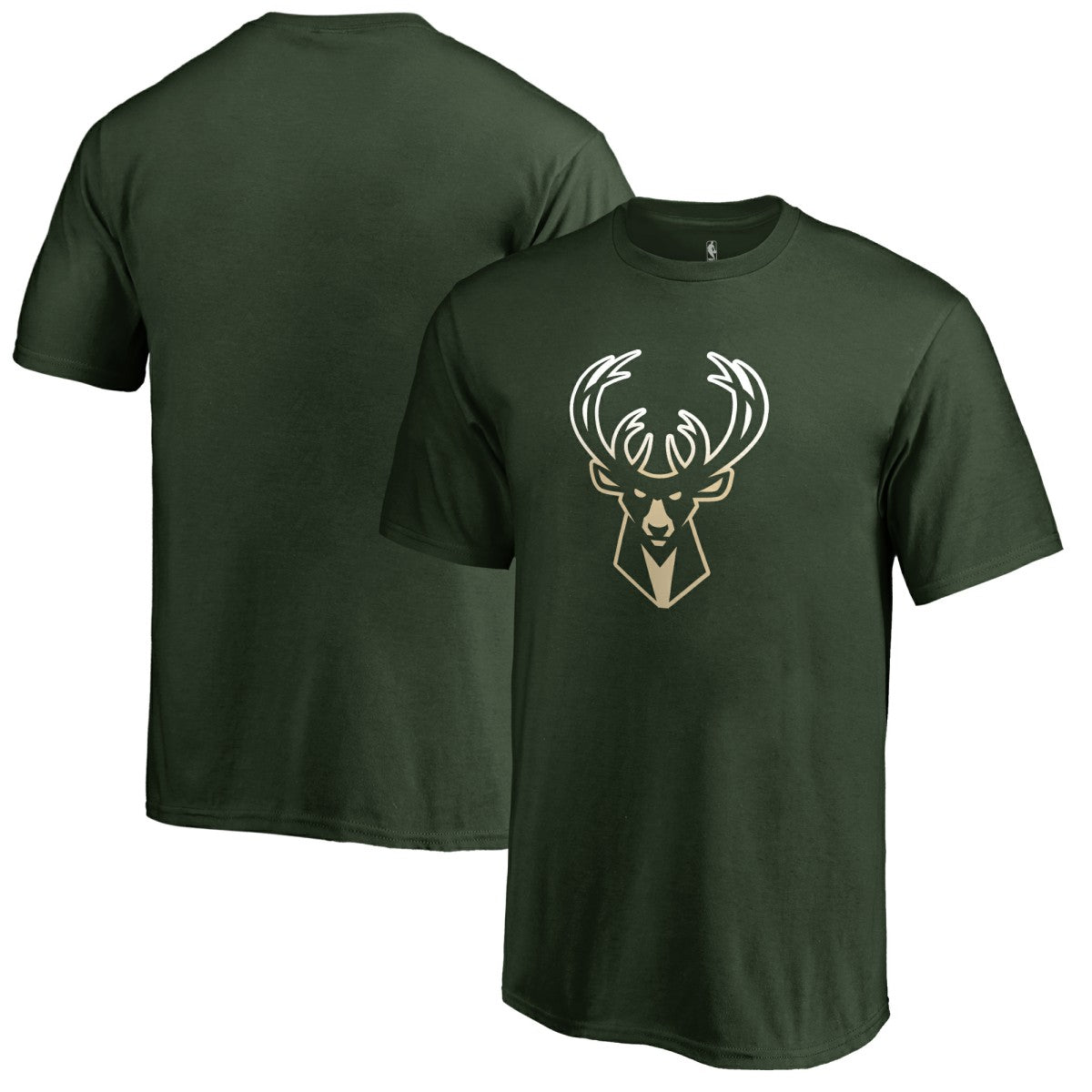 Milwaukee Bucks Gradient Logo T-Shirt Green