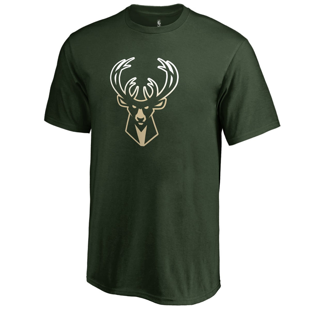 Milwaukee Bucks Gradient Logo T-Shirt Green