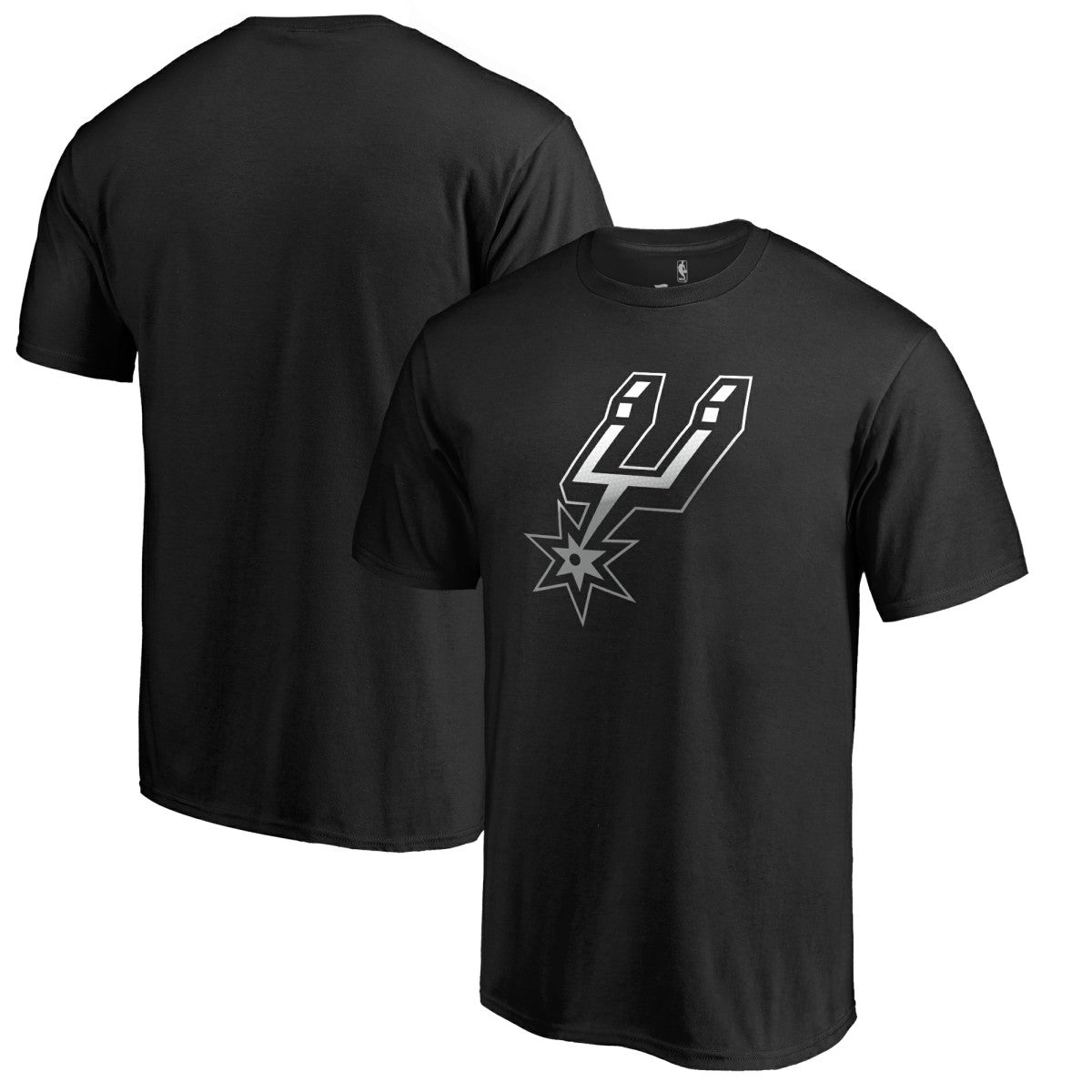 San Antonio Spurs Gradient Logo T-Shirt Black