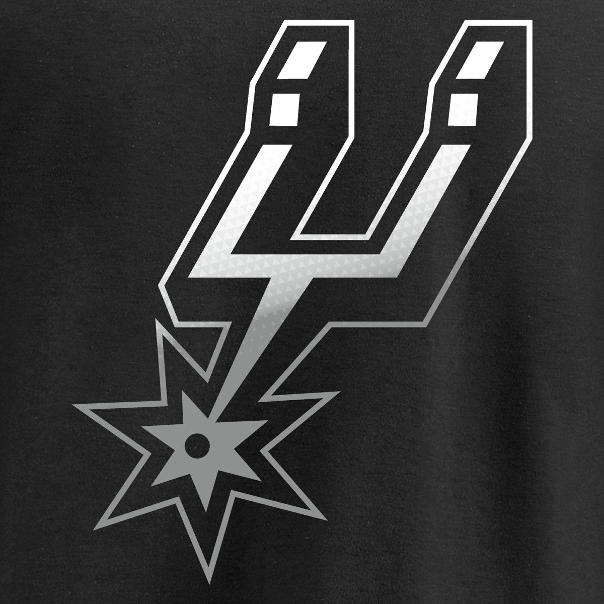 San Antonio Spurs Gradient Logo T-Shirt Black