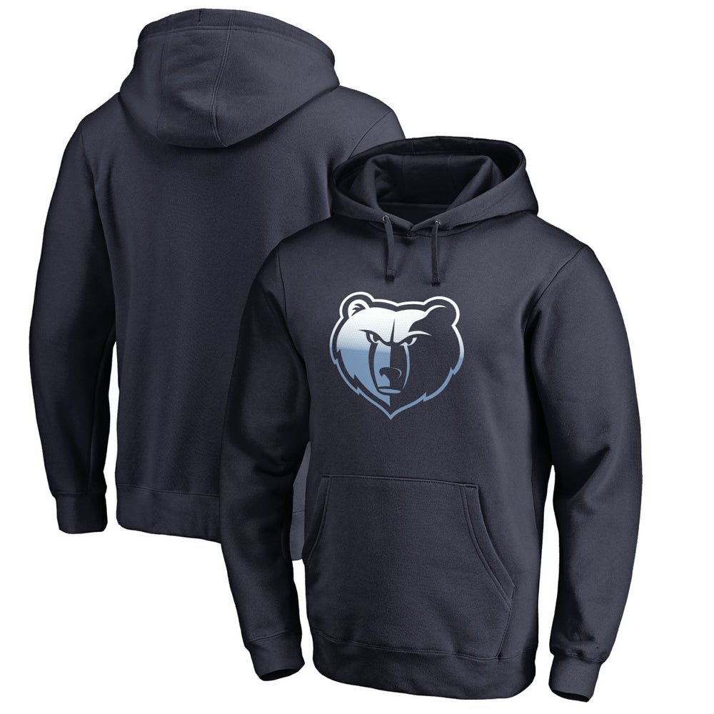 Memphis Grizzlies Gradient Logo Pullover Hoodie Navy