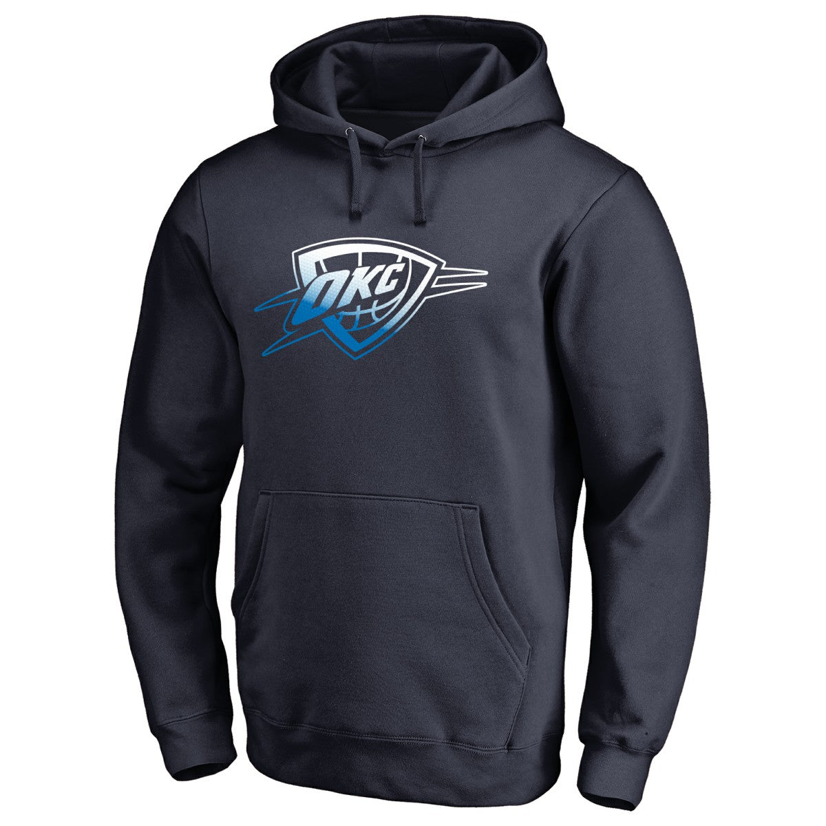 Oklahoma City Thunder Gradient Logo Pullover Hoodie Navy