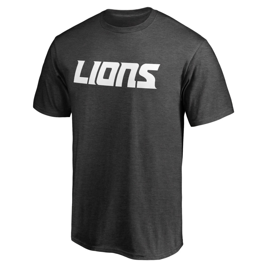 Detroit Lions Wordmark T-Shirt Heather Gray