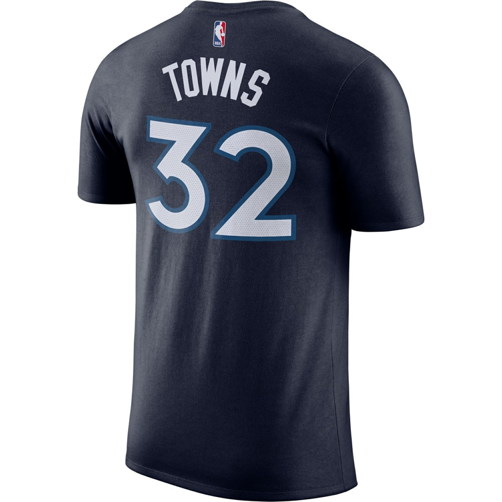 Karl-Anthony Towns Minnesota Timberwolves Name & Number Performance T-Shirt Blue