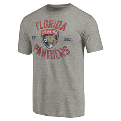 NHL Florida Panthers Heritage Tri-Blend T-Shirt - Ash