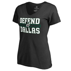 NHL Dallas Stars Women's Hometown Collection Defend T-Shirt - Black