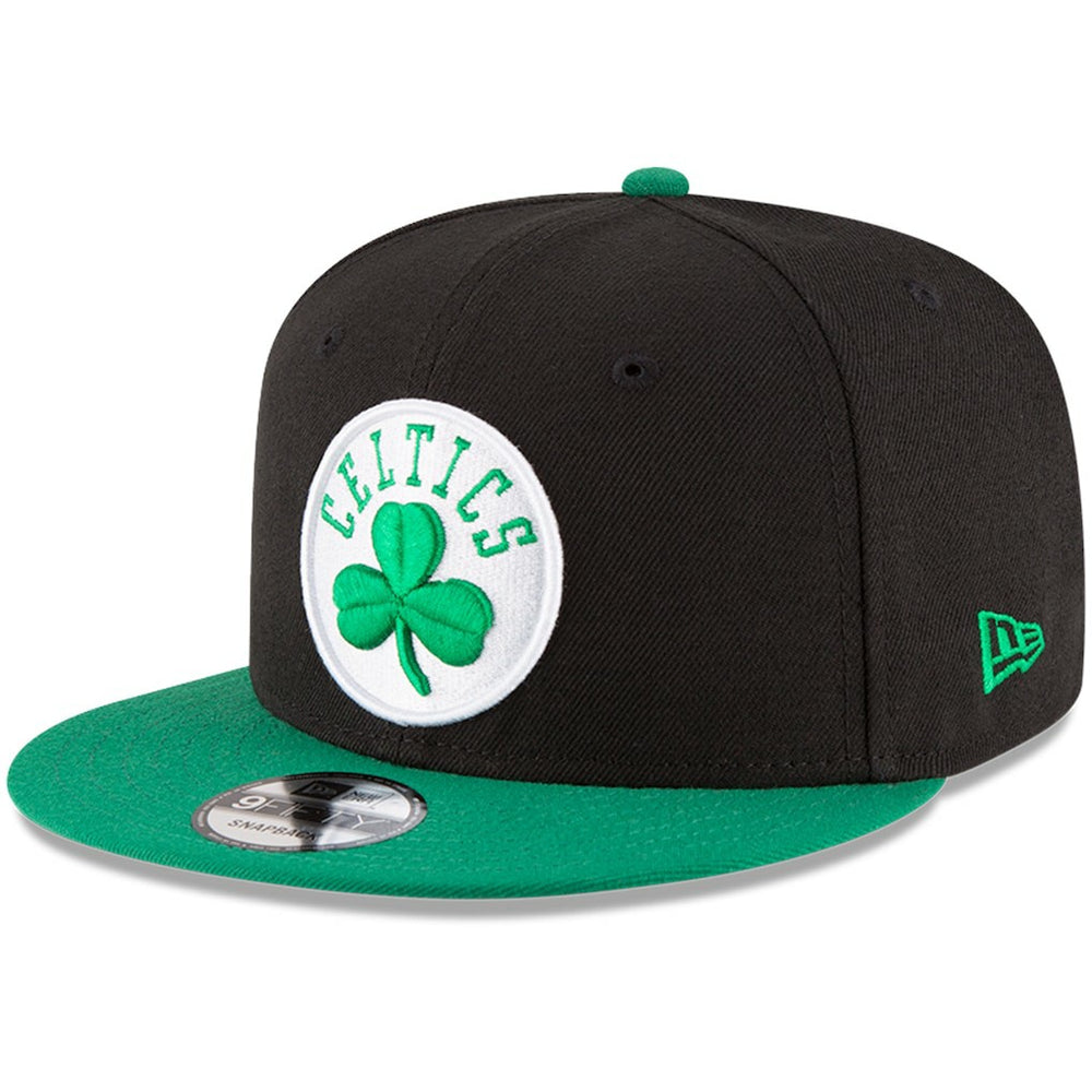 Boston Celtics 2-Tone 9FIFTY Adjustable Snapback Hat Black/Kelly Green