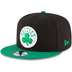 Boston Celtics 2-Tone 9FIFTY Adjustable Snapback Hat Black/Kelly Green