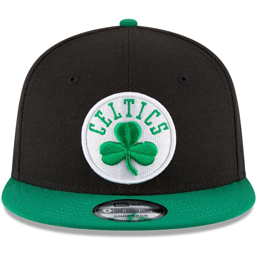 Boston Celtics 2-Tone 9FIFTY Adjustable Snapback Hat Black/Kelly Green