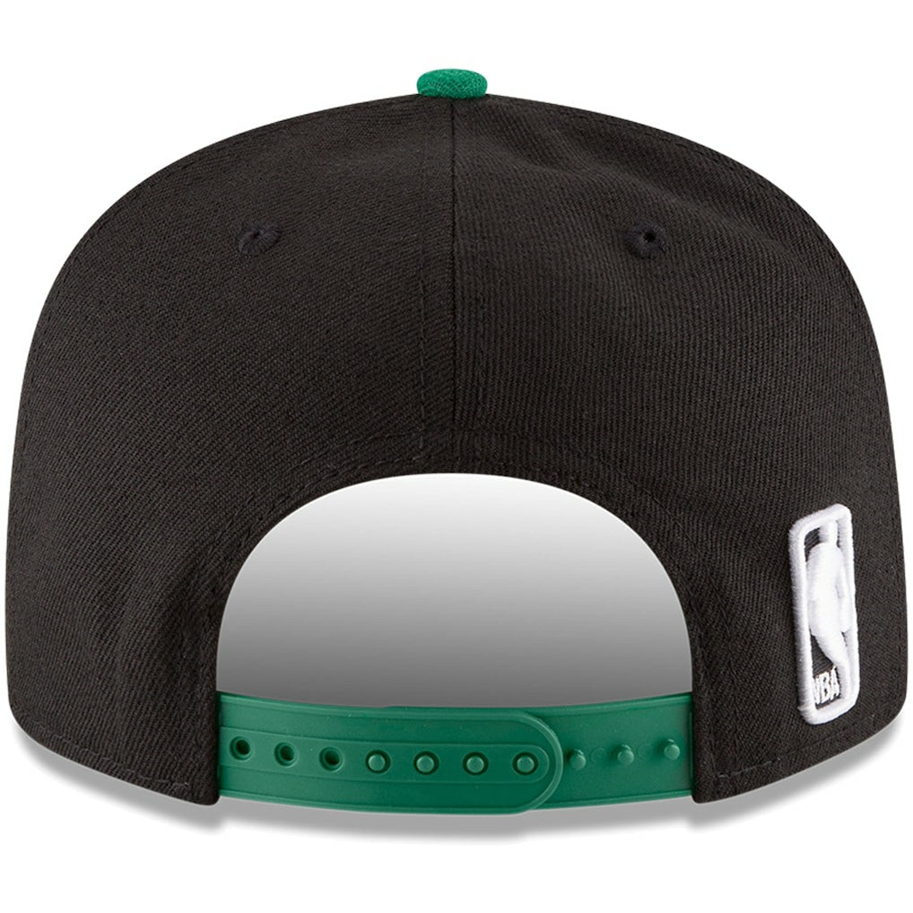 Boston Celtics 2-Tone 9FIFTY Adjustable Snapback Hat Black/Kelly Green